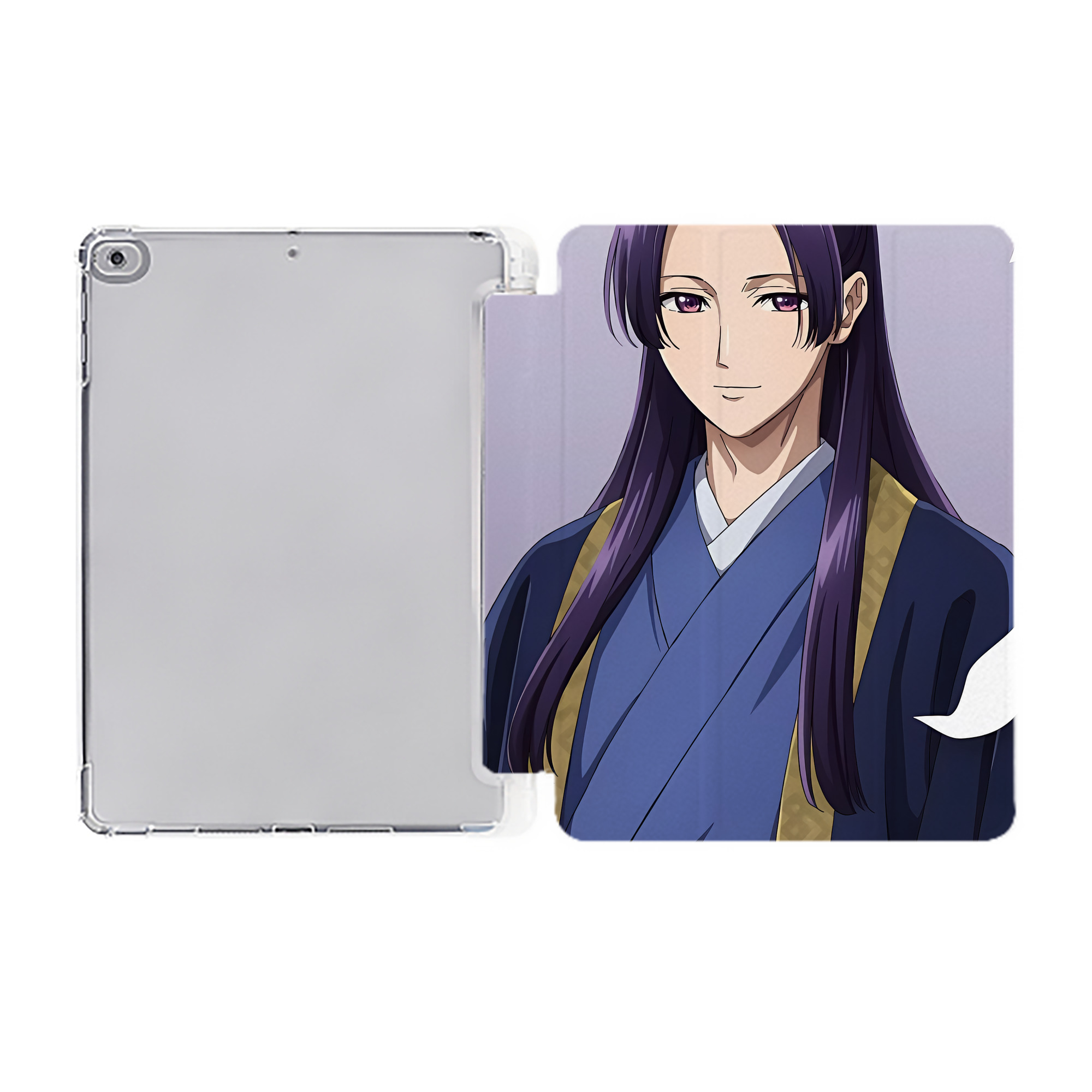 （画像用） 薬屋のひとりごと The Apothecary Diaries IPad ケース ペン収納付き 三つ折りスタンド PUレザー×シリコン 対応機種9.5/10.5/10.9インチ